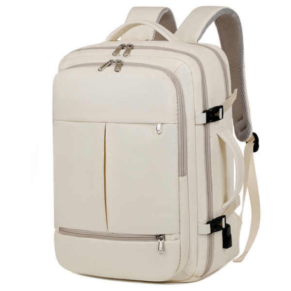 Large Capacity Backpack For Women Men Multiple Pockets And Zippers Versatile Computer Bags Business Travel Backpack - Image 2