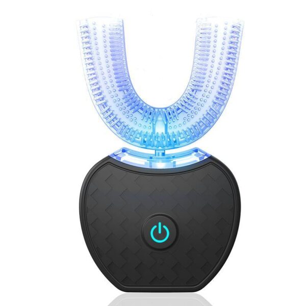360 Degrees Intelligent Automatic Electric  Toothbrush Waterproof U Type Tooth Brush Whitening Blue Light USB Charging - Image 2