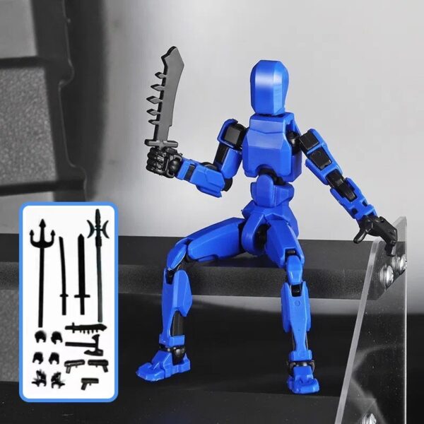 Updated And Hot-sale Multi-Jointed Movable Shapeshift Robot 3D Printed Mannequin Dummy Action Model Doll Toy Kid Gift - Image 4