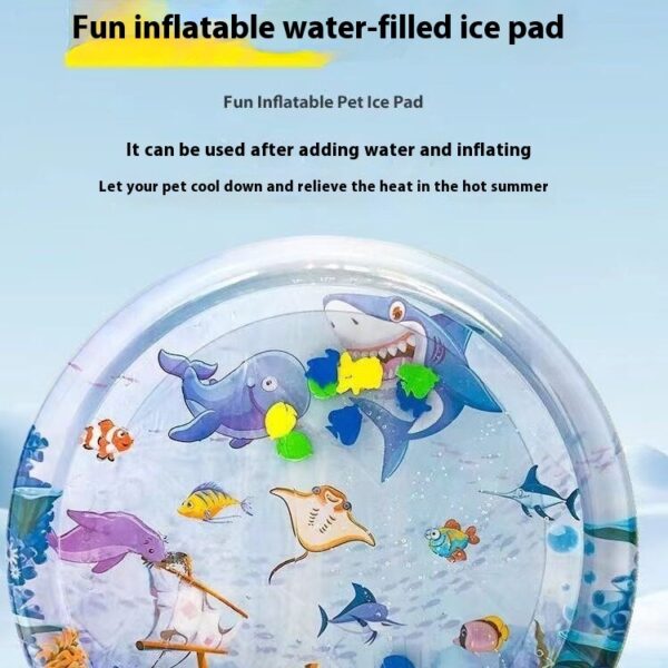 Summer Cooling Pet Water Bed Cushion Ice Pad Dog Sleeping Square Mat For Puppy Dogs Cats Pet Kennel Cool Cold - Image 7