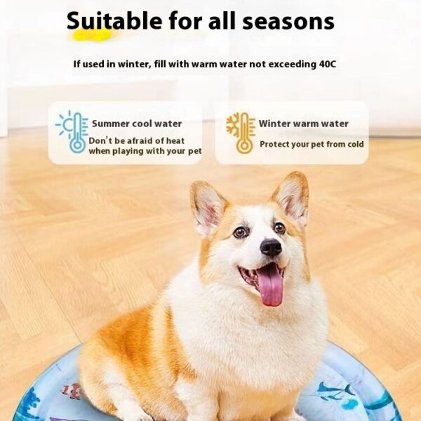 Summer Cooling Pet Water Bed Cushion Ice Pad Dog Sleeping Square Mat For Puppy Dogs Cats Pet Kennel Cool Cold - Image 5