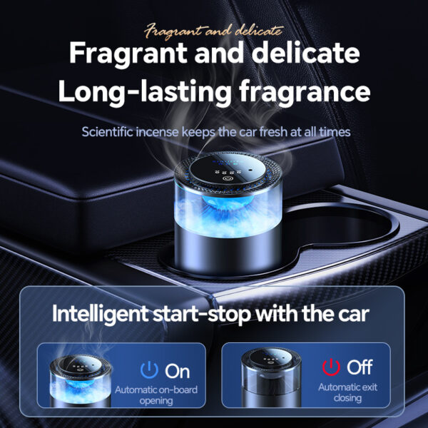 Car Aromatherapy Diffuser Cloud Mist Air Freshener Auto Decoration Natural Fragrance Auto Decoration Tool For RVs Trucks Sedans - Image 8