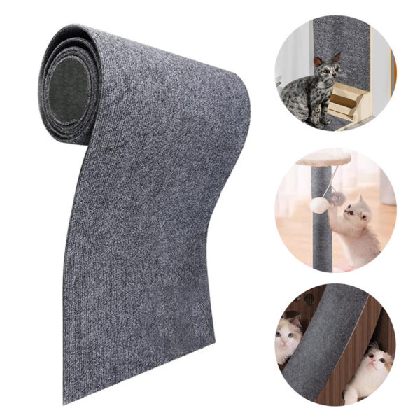 Self-Adhesive Carpet Cats Scratch Board Wall Anti Cat Scratch Sofa Diy Cats Scratch Board Sofa Protection Paws Sharpen Trimmable Pet Products - Image 4