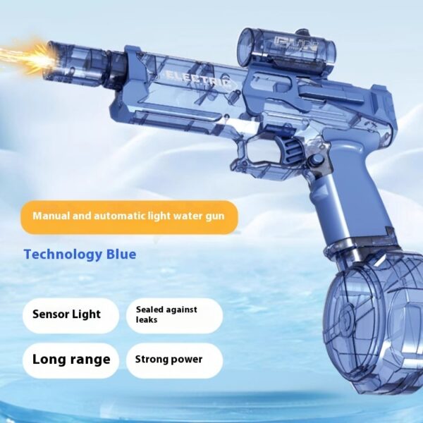 Fire Rat Electric Water Pistol Cool Light Full Automatic Water Spray Gun Summer Toy Sports Entertainment Children Gifts AC223 - Image 6