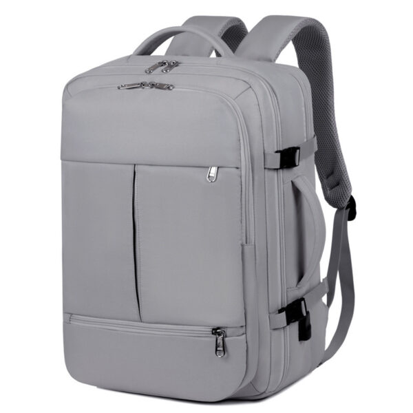 Large Capacity Backpack For Women Men Multiple Pockets And Zippers Versatile Computer Bags Business Travel Backpack - Image 3