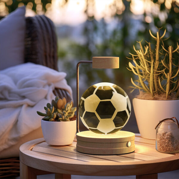 Crystal Ball Cosmic Dinosaur Indoor Night Light USB Power Warm Bedside Light Birthday Gift Night Lamp - Image 9