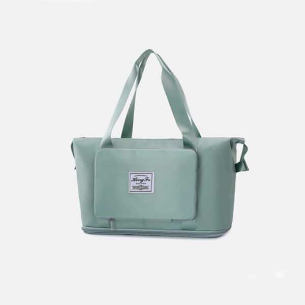 Foldable Storage Travel Bag Waterproof Large Capacity Gym Fitness Bag Weekender Overnight For Women - Image 9
