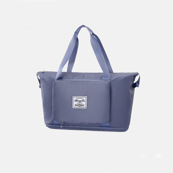 Foldable Storage Travel Bag Waterproof Large Capacity Gym Fitness Bag Weekender Overnight For Women - Image 3