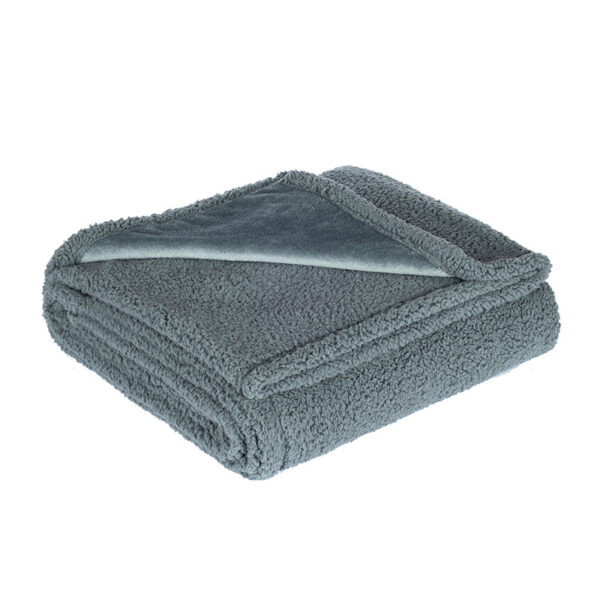 Flannel Cotton Wool Sherpa Thick Pet Blanket Cat Kennel - Image 4