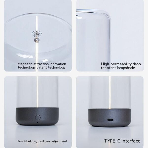 New LED Camping Light Type-c Rechargeable Portable Night Light With High Transparency And Anti Drop Creative Atmosphere Light - Image 4