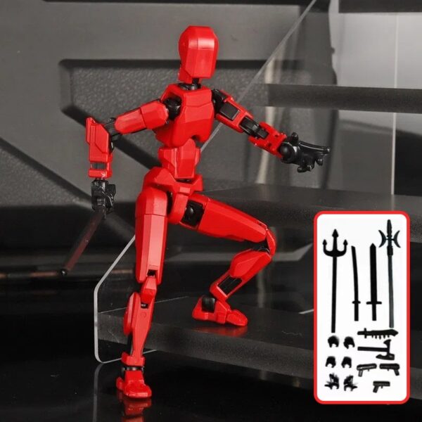 Updated And Hot-sale Multi-Jointed Movable Shapeshift Robot 3D Printed Mannequin Dummy Action Model Doll Toy Kid Gift - Image 5