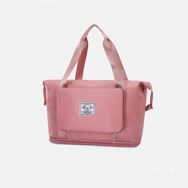 Foldable Storage Travel Bag Waterproof Large Capacity Gym Fitness Bag Weekender Overnight For Women - Image 7